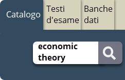 Ricerca 'economic theory' in 'Catalogo'