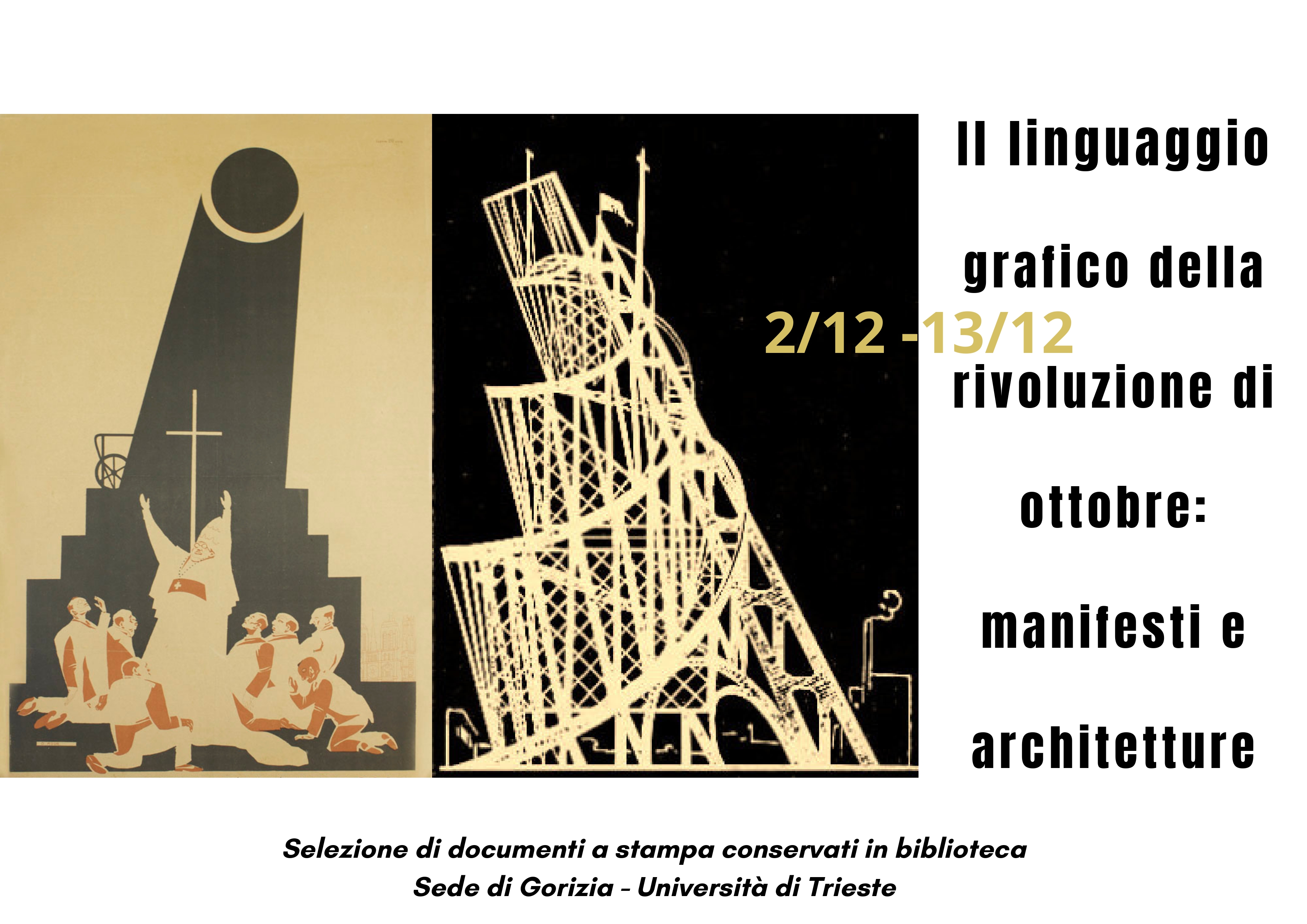 Il linguaggio grafico della Rivoluzione d’Ottobre: Manifesti e architetture