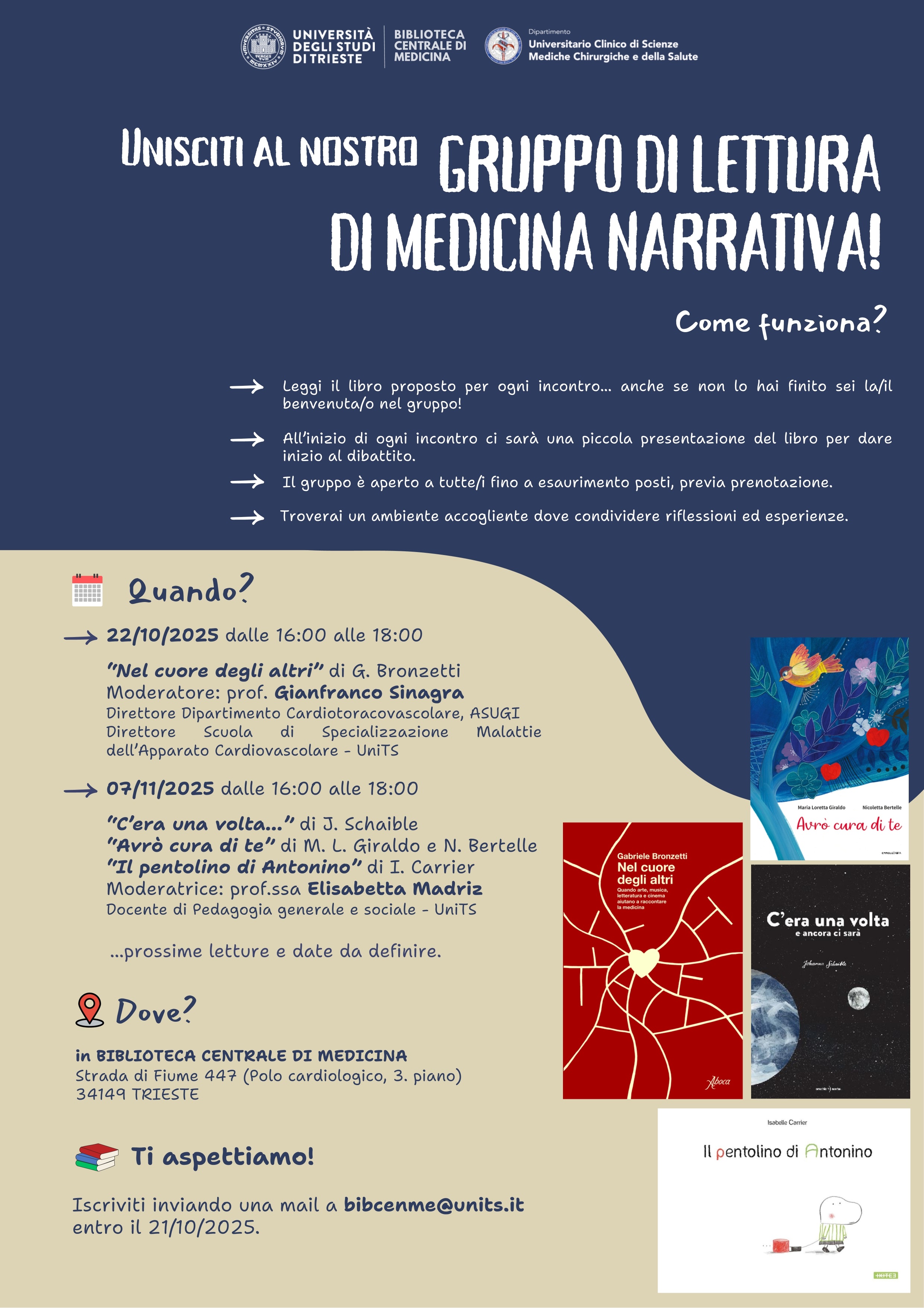Gruppo di lettura sulla medicina narrativa